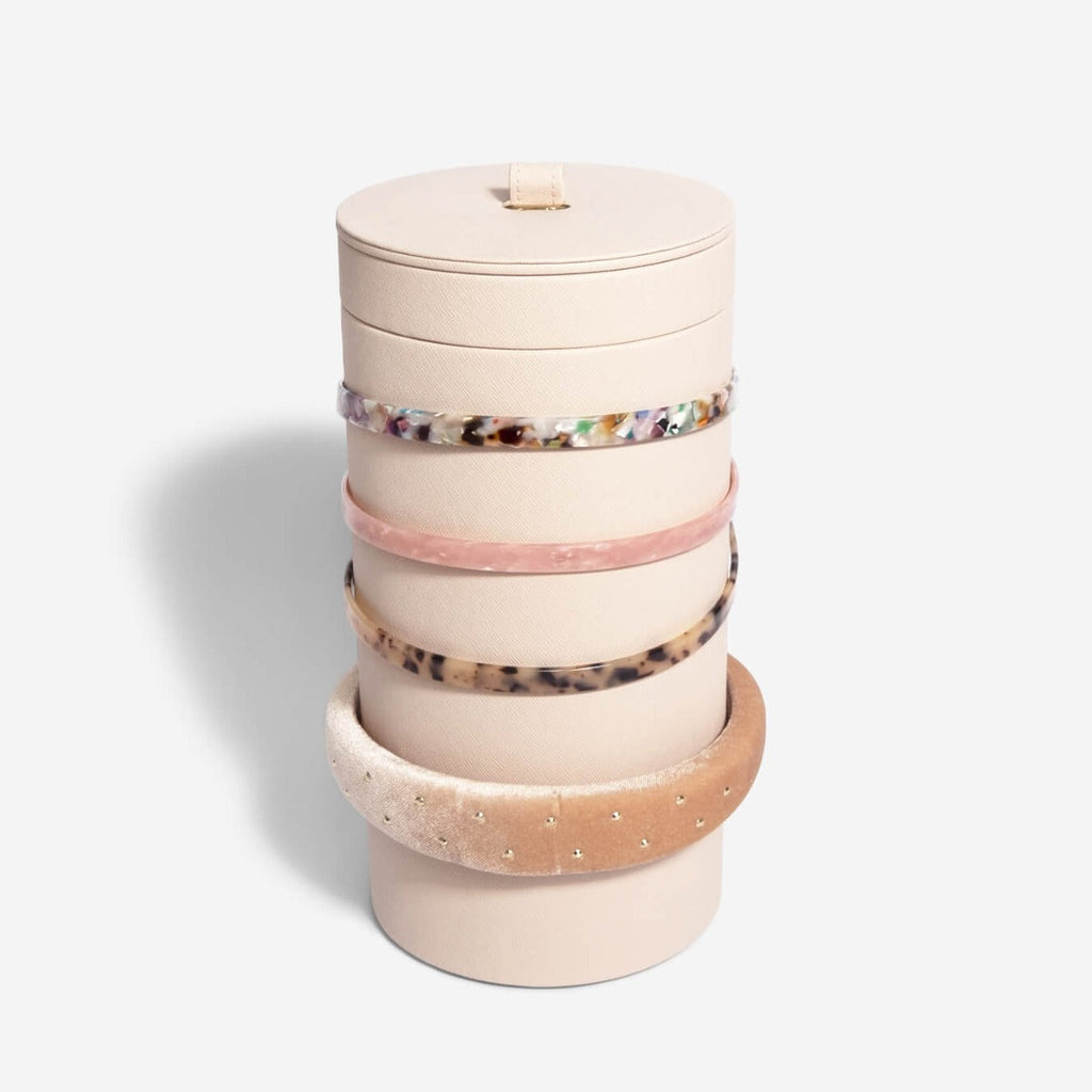 Blush Hair Accessory Organiser Stackers