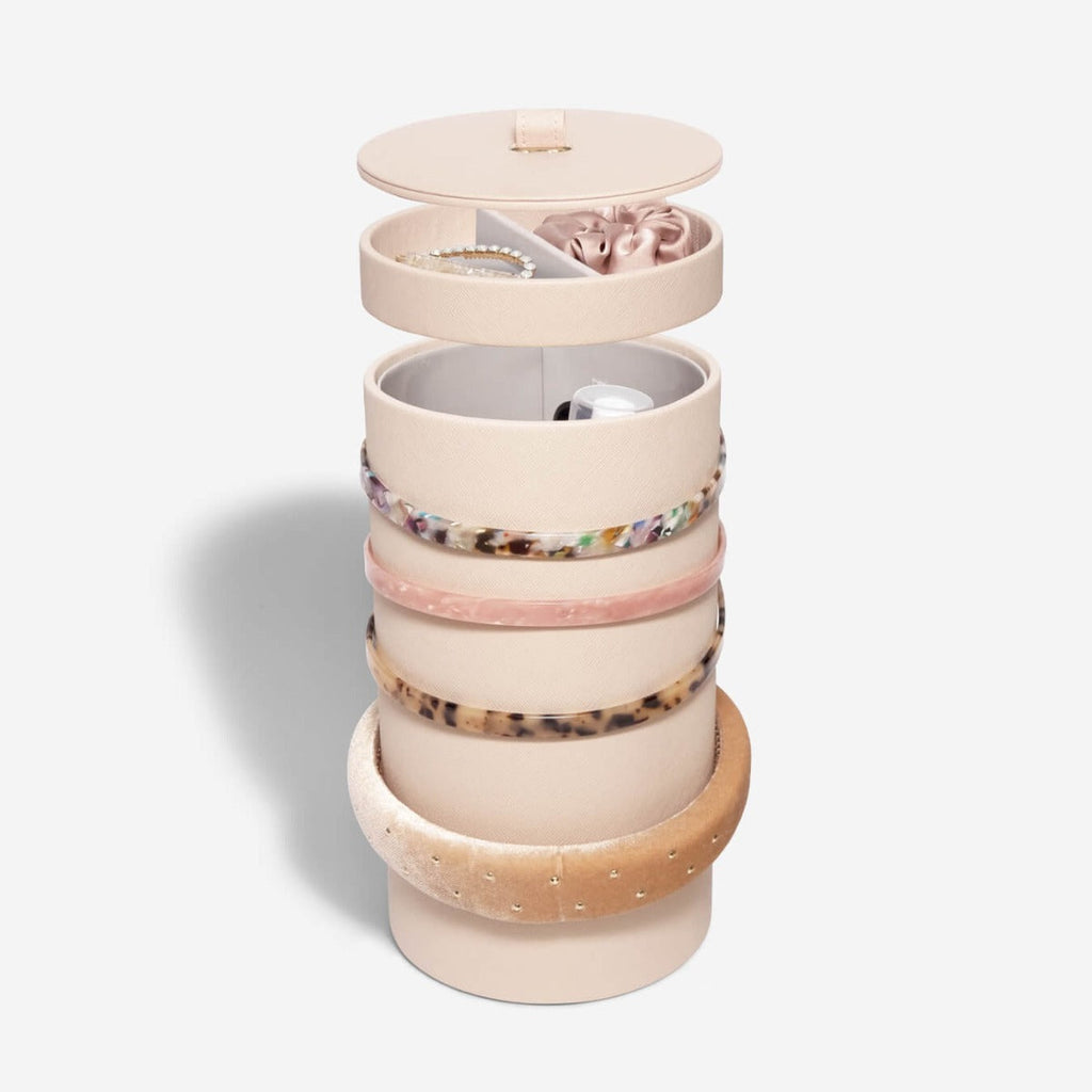 Blush Hair Accessory Organiser Stackers