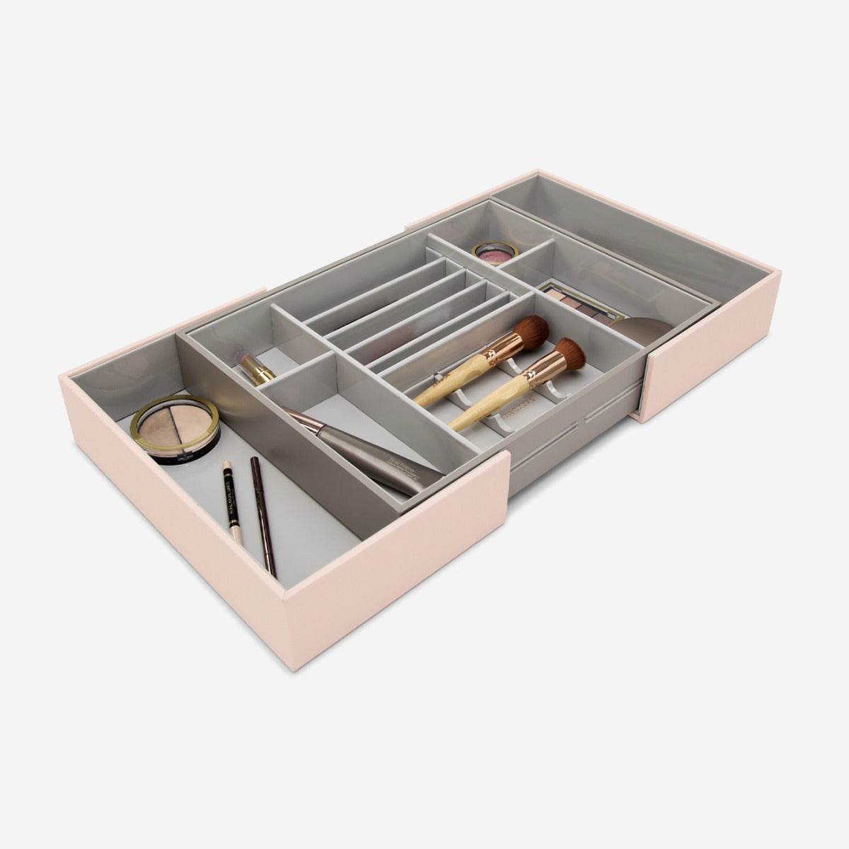 Blush Expandable Makeup In-Drawer Organiser - Makeup Storage & Organisation - Stackers Australia