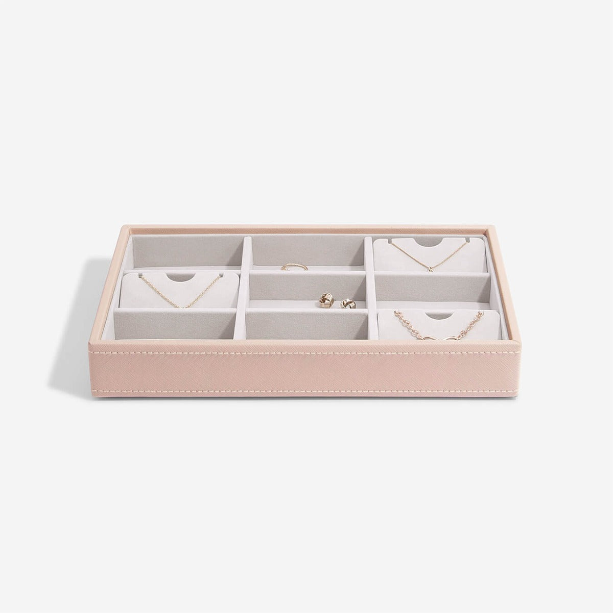 Stackers Blush Classic Statement Earring Layer | 9-Section Display ...