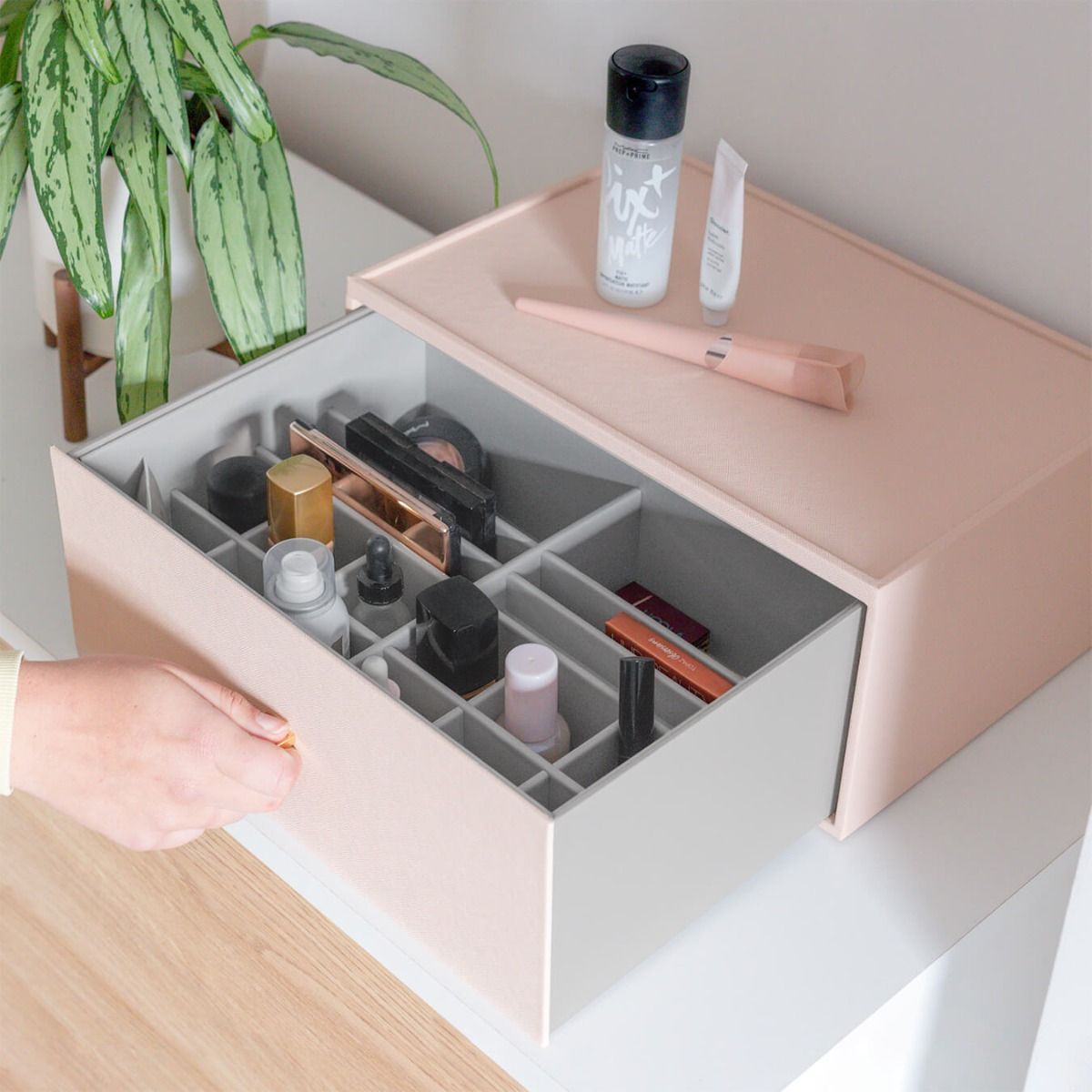 Blush Supersize Deep Makeup Drawer - Makeup Storage & Organisation - Stackers Australia