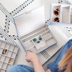 Dusky Blue Classic Jewellery Box Stackers