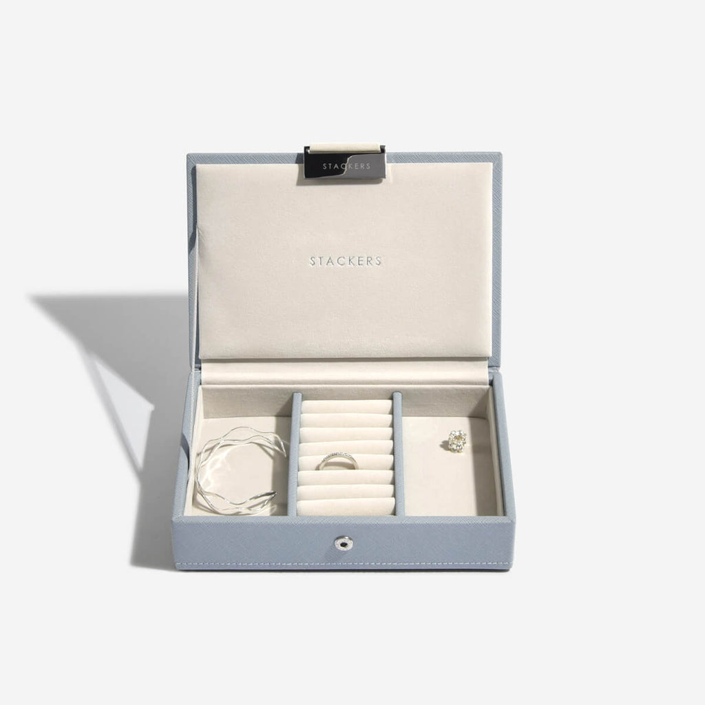 Dusky Blue Mini Jewellery Box Stackers