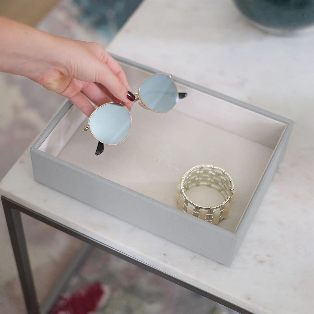 Pebble Grey Classic Chunky Jewellery Layer Stackers