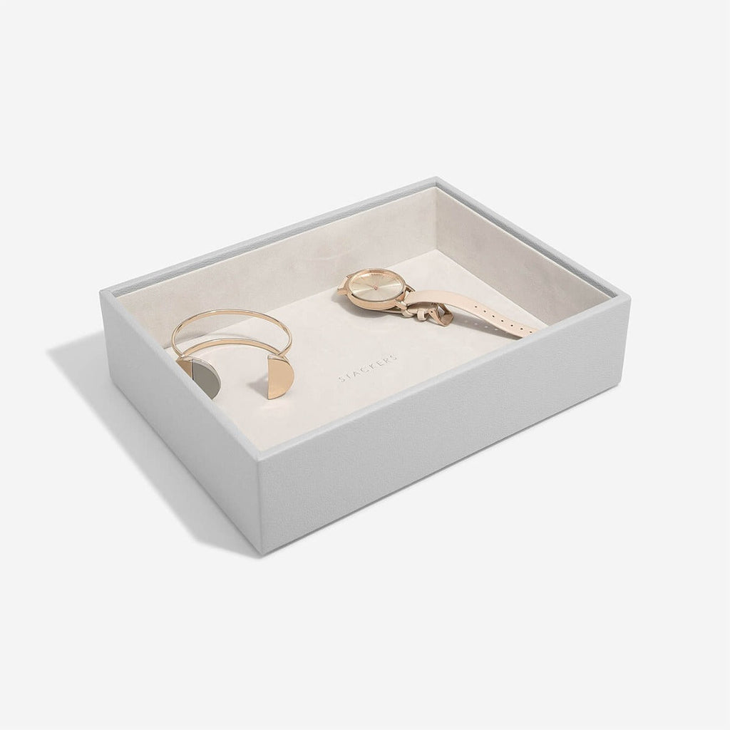 Pebble Grey Classic Chunky Jewellery Layer Stackers