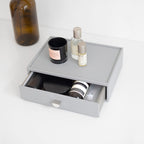 Pebble Grey Classic Makeup Organiser Drawer Stackers