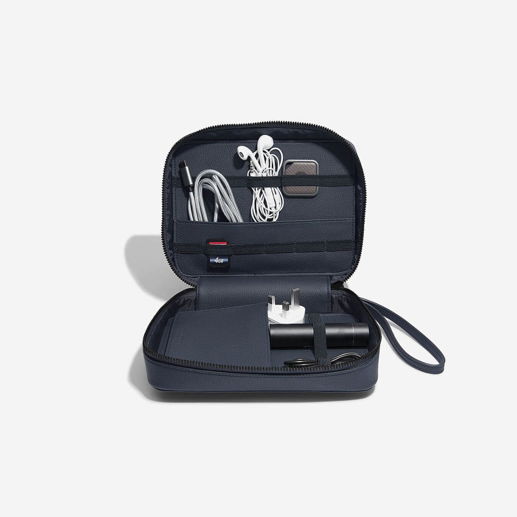 Navy Blue Cable Tidy Stackers