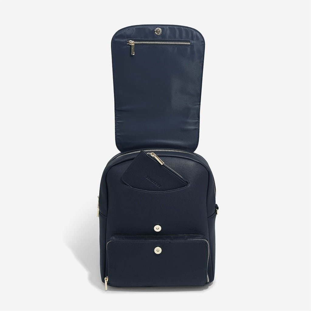 Navy Pebble Backpack Stackers