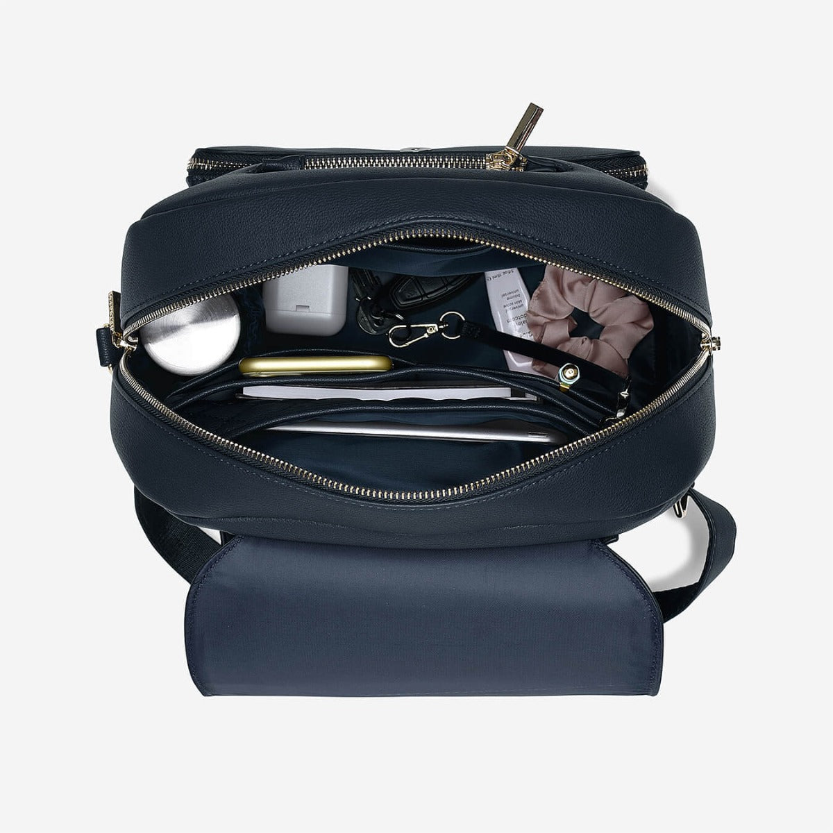 Navy Pebble Backpack Stackers