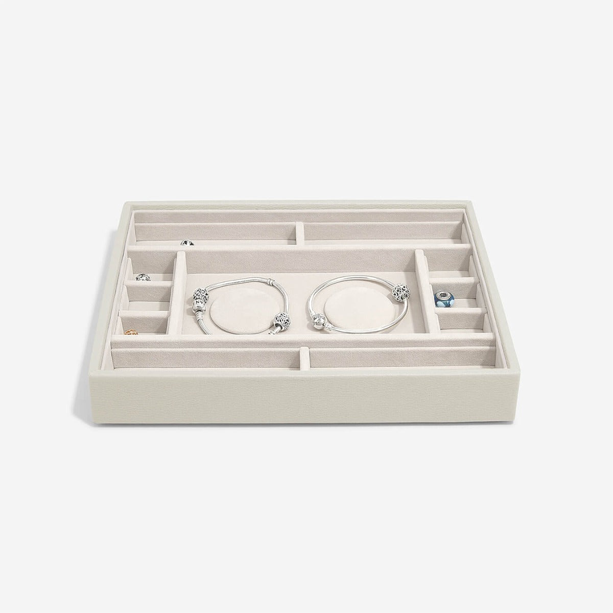 Oatmeal Classic 2 Charm Bracelet Layer Stackers