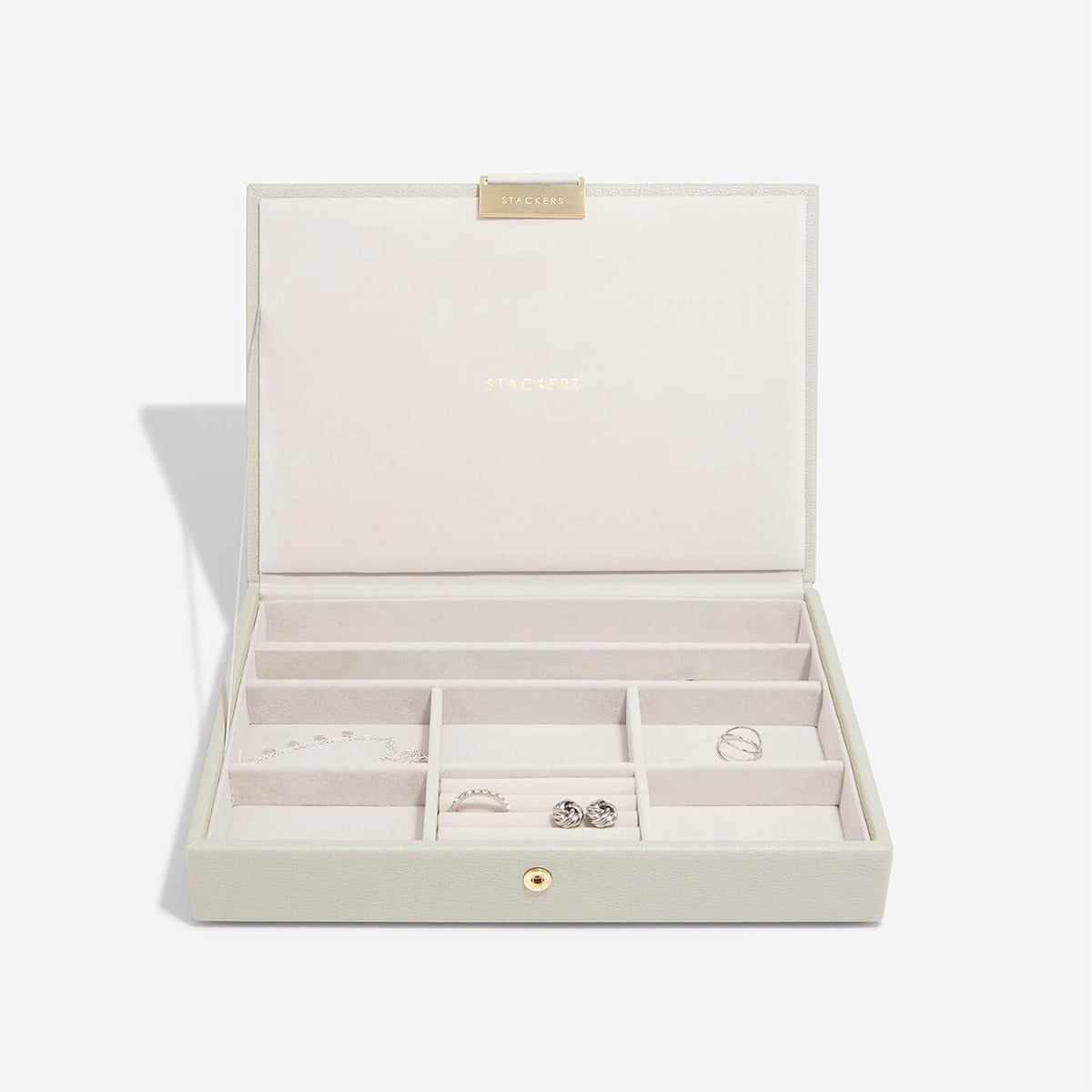 Oatmeal Classic Jewellery Box Lid Stackers