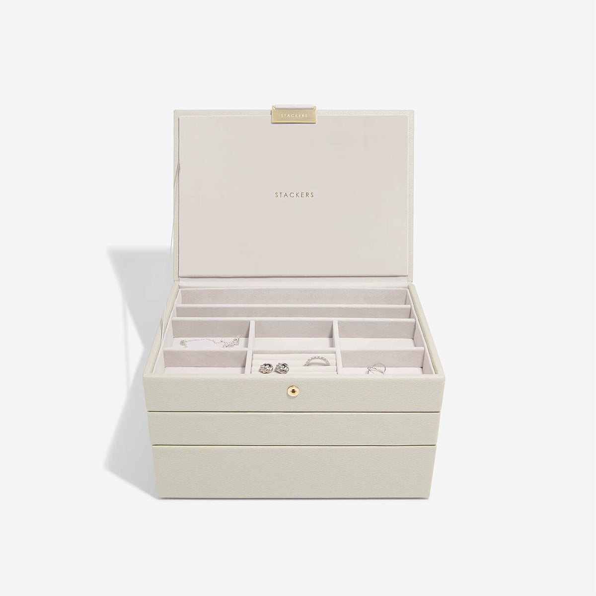Oatmeal Classic Jewellery Box Stackers