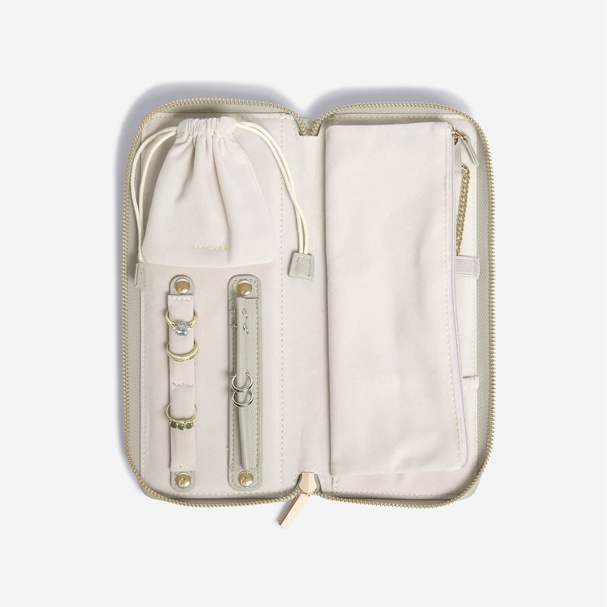 Oatmeal Jewellery Roll Stackers