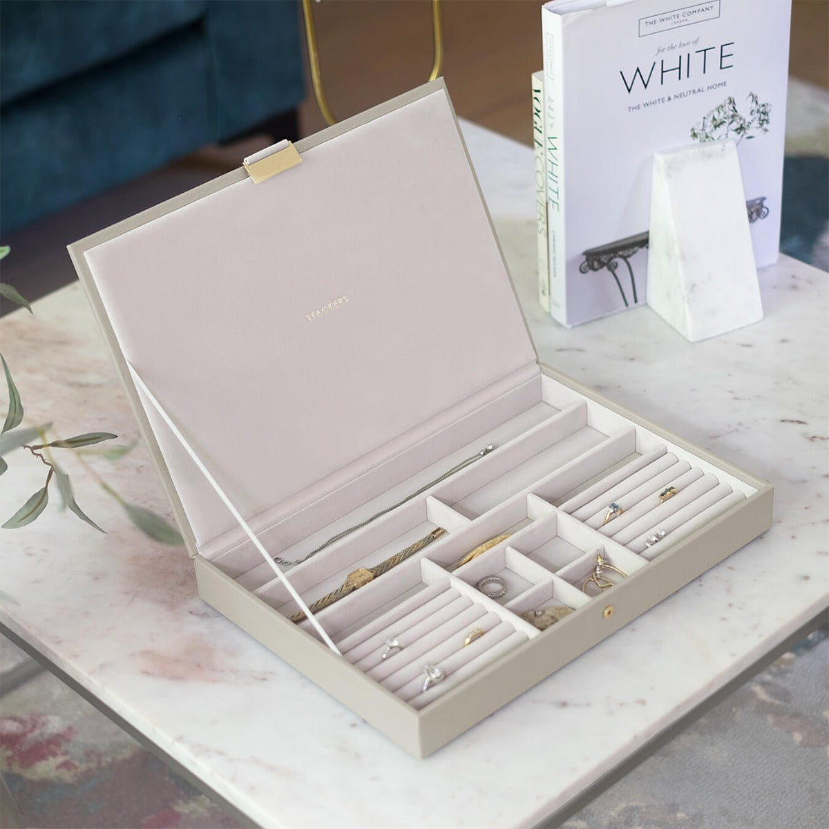 Oatmeal Supersize Jewellery Box Lid - Jewellery Box Lid - Stackers Australia