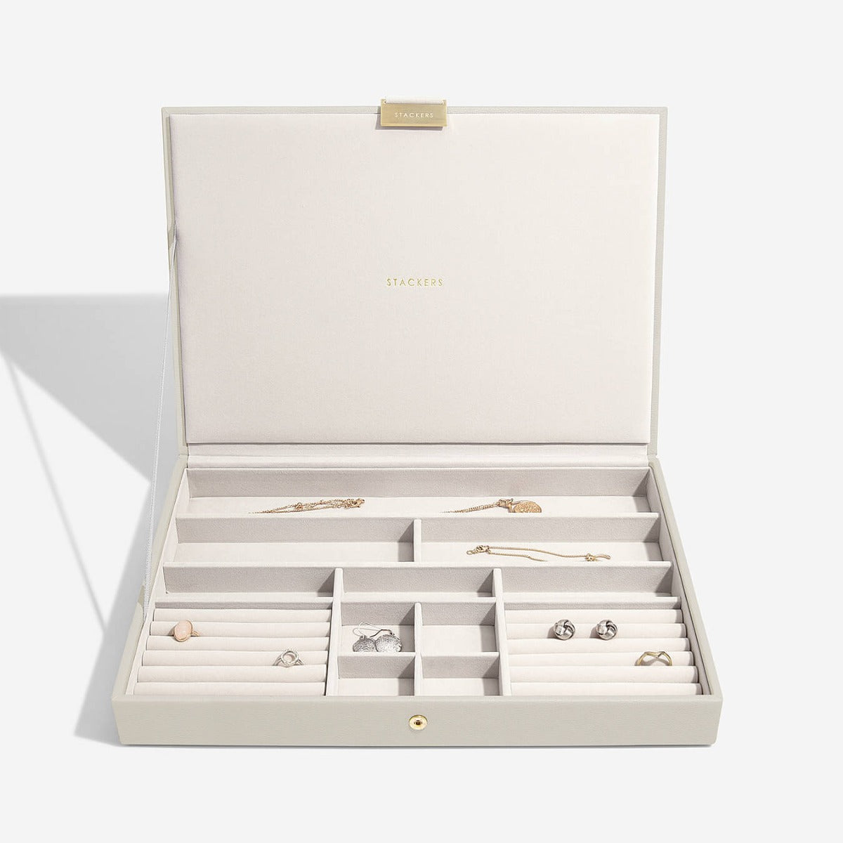 Oatmeal Supersize Jewellery Box Lid - Jewellery Box Lid - Stackers Australia