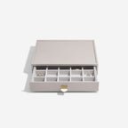 Taupe Classic Drawers Set Of 4 Stackers
