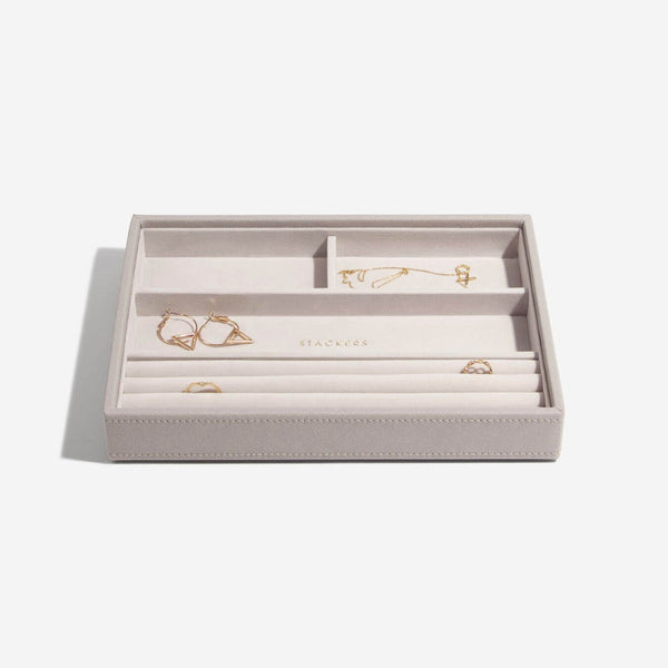 Taupe Classic Ring & Bracelet Layer - Jewellery Box Layer - Stackers Australia