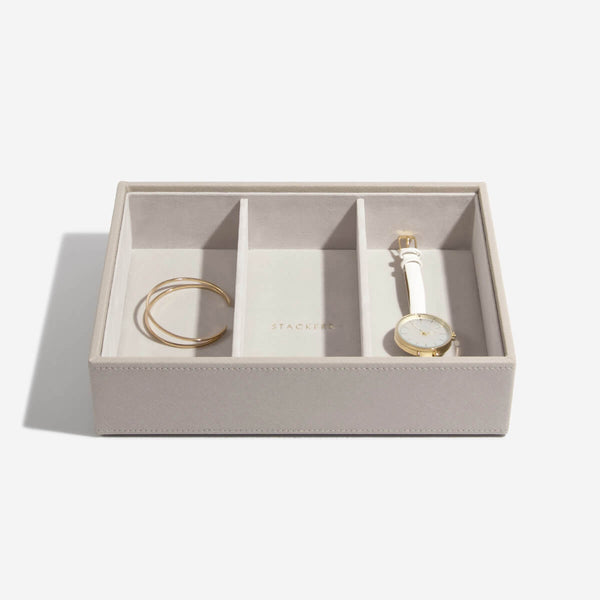 Taupe Classic Watch & Accessory Layer - Jewellery Box Layer - Stackers Australia