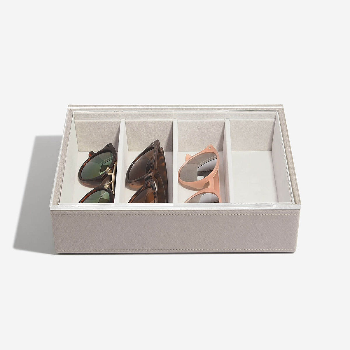 Taupe Classic Glasses & Accessory Layer Stackers