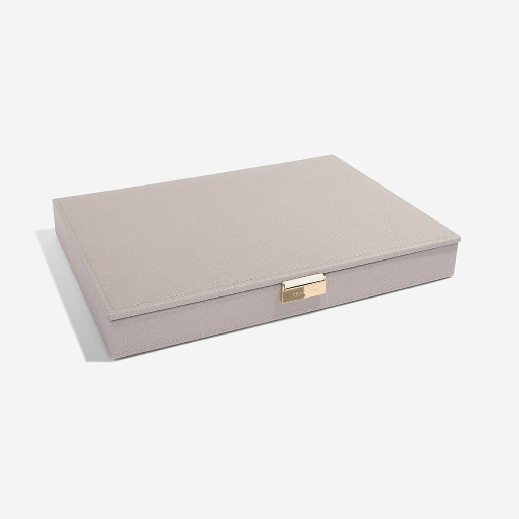 Taupe Supersize Jewellery Box Lid Stackers
