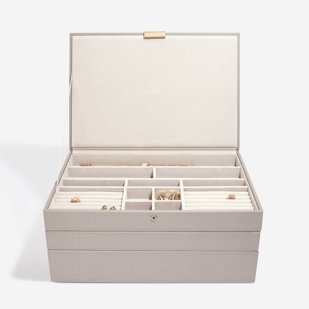 Taupe Supersize Jewellery Box Stackers
