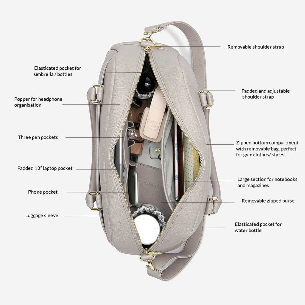 Taupe Handbag Stackers