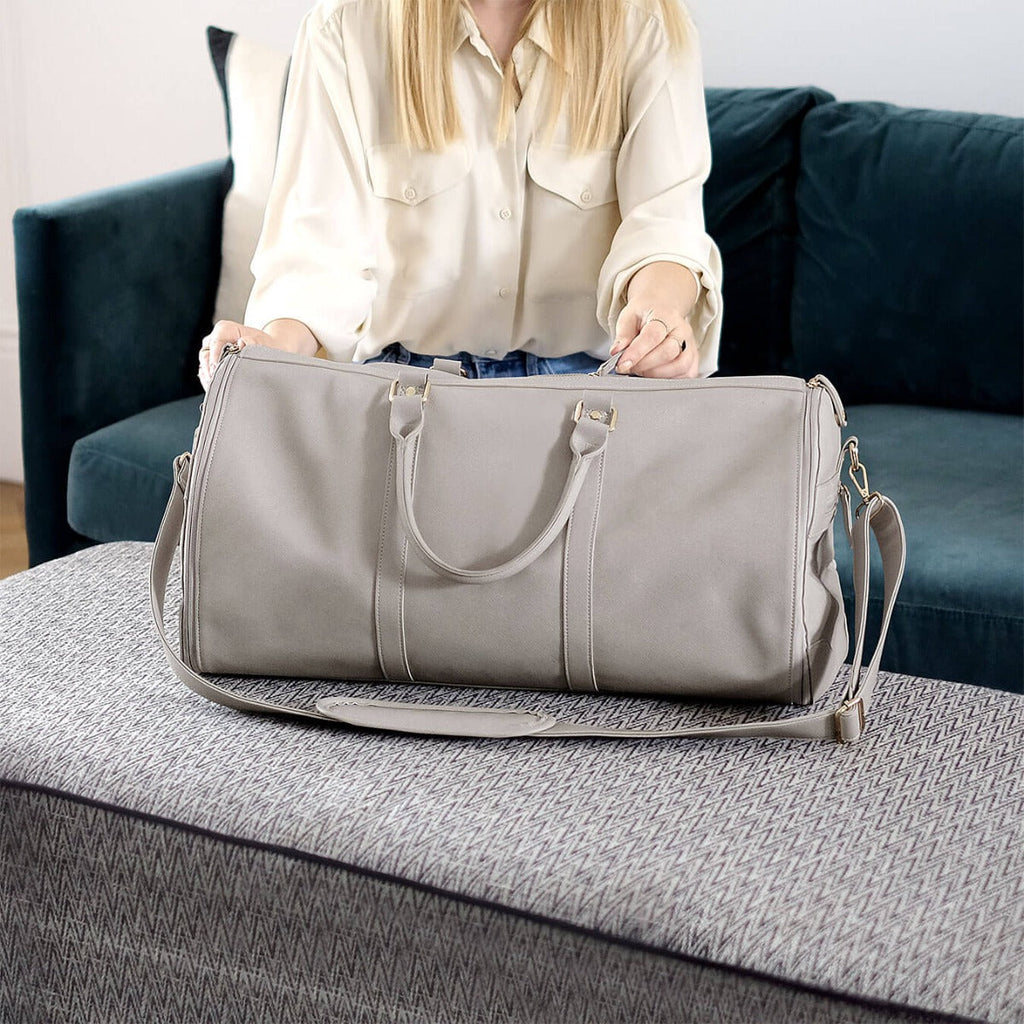 Taupe Zipped Garment Bag Stackers