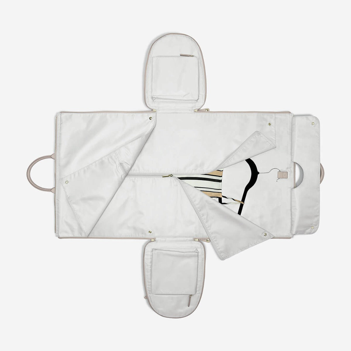 Taupe Zipped Garment Bag Stackers