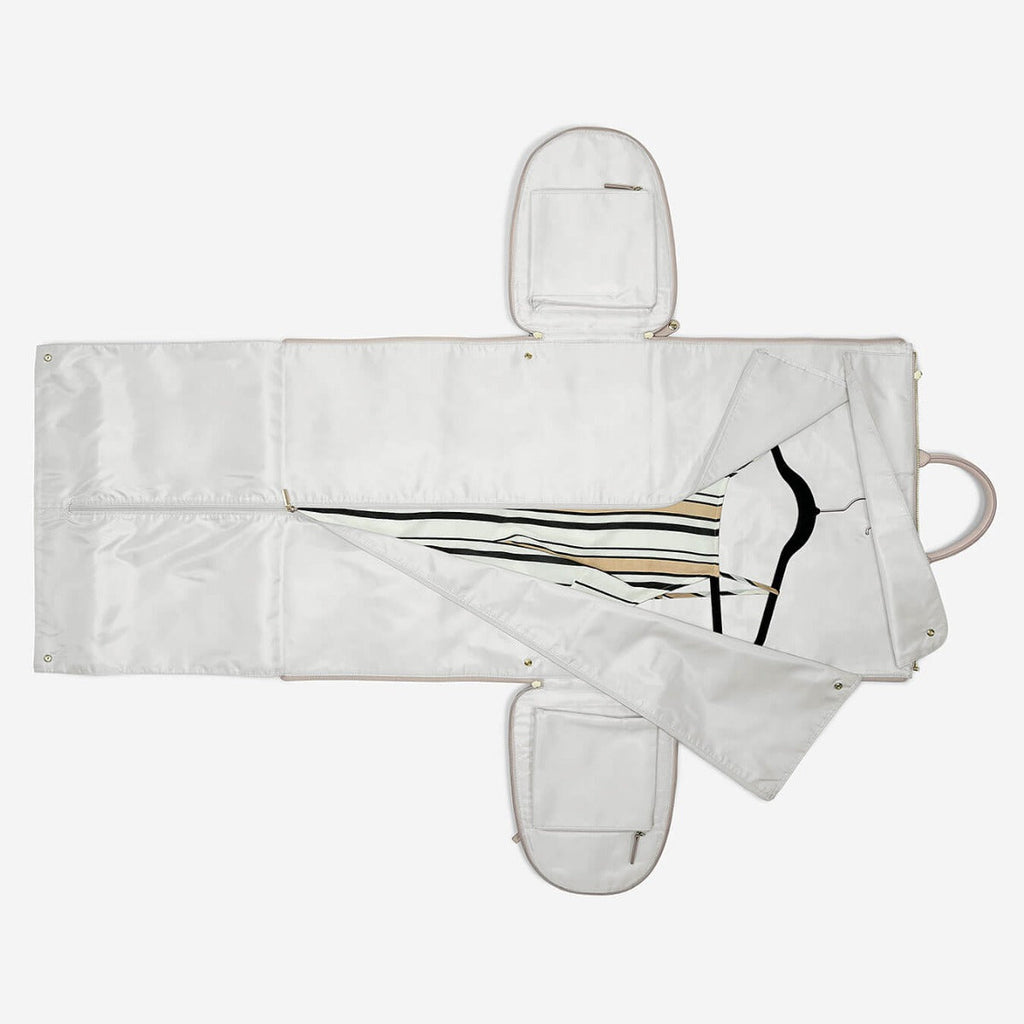 Taupe Zipped Garment Bag Stackers