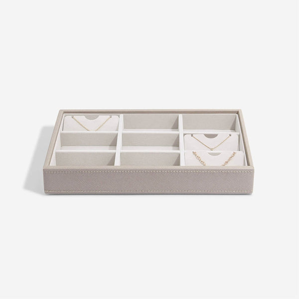 Taupe Classic Earring Statement Layer - Jewellery Box Layer - Stackers Australia