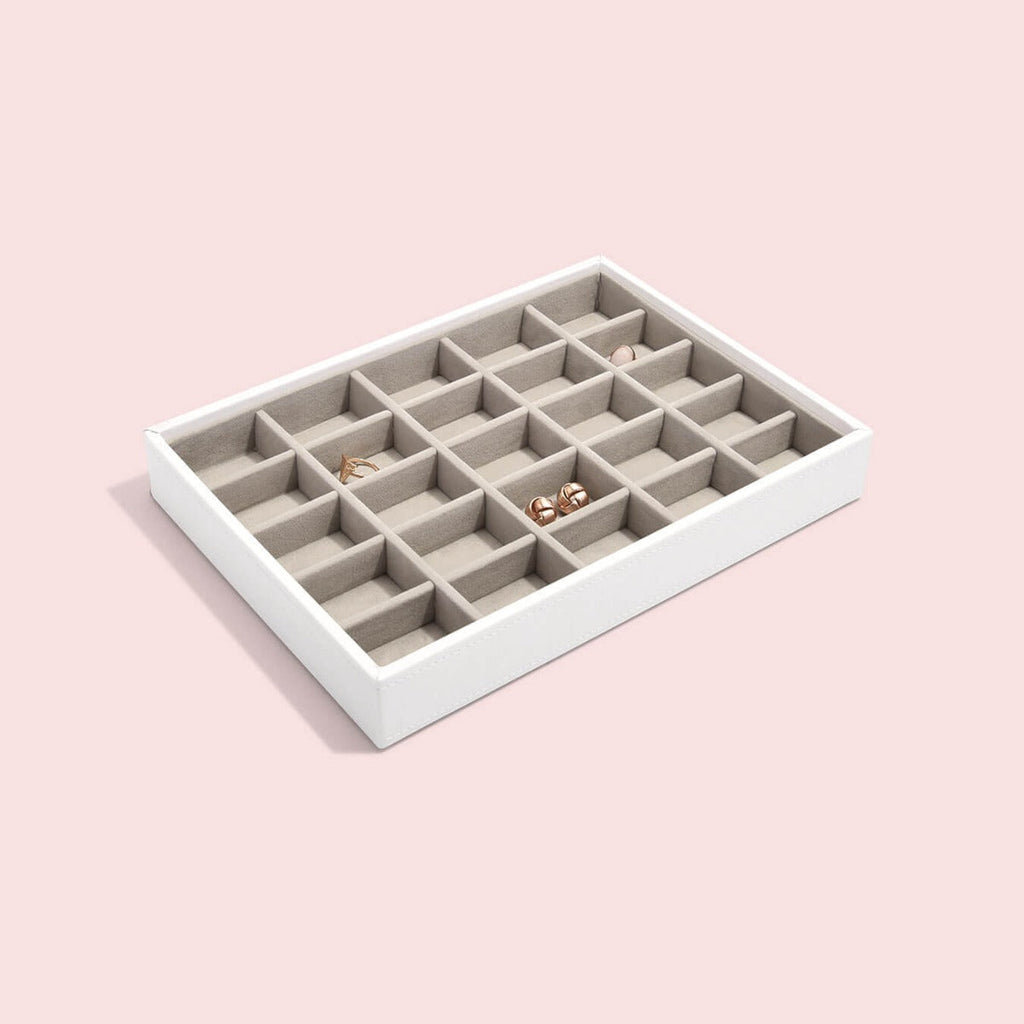 White Classic Trinket Layer Stackers