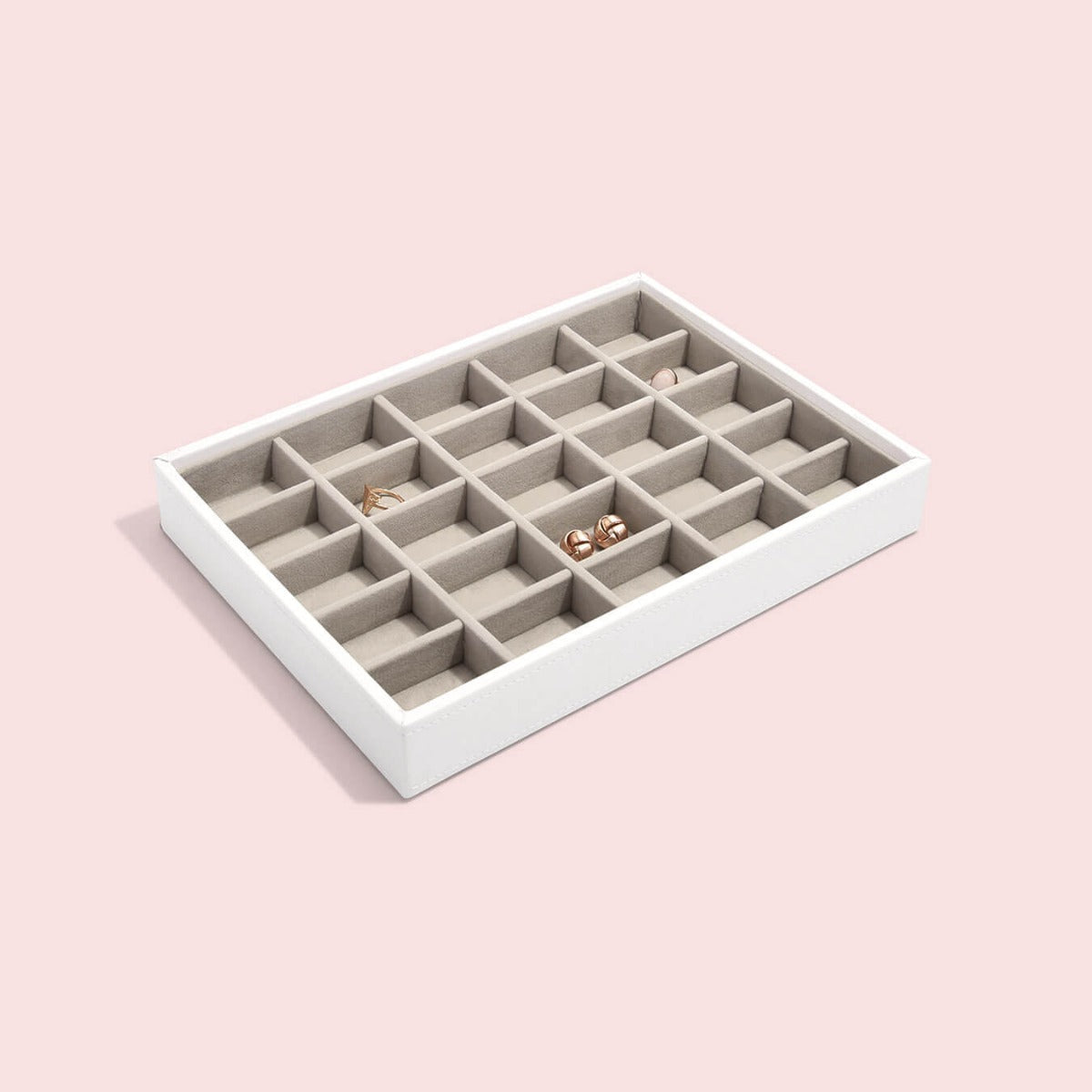 White Classic Trinket Layer Stackers