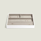 White Classic Jewellery Box Set of 4 - Jewellery Box - Stackers Australia