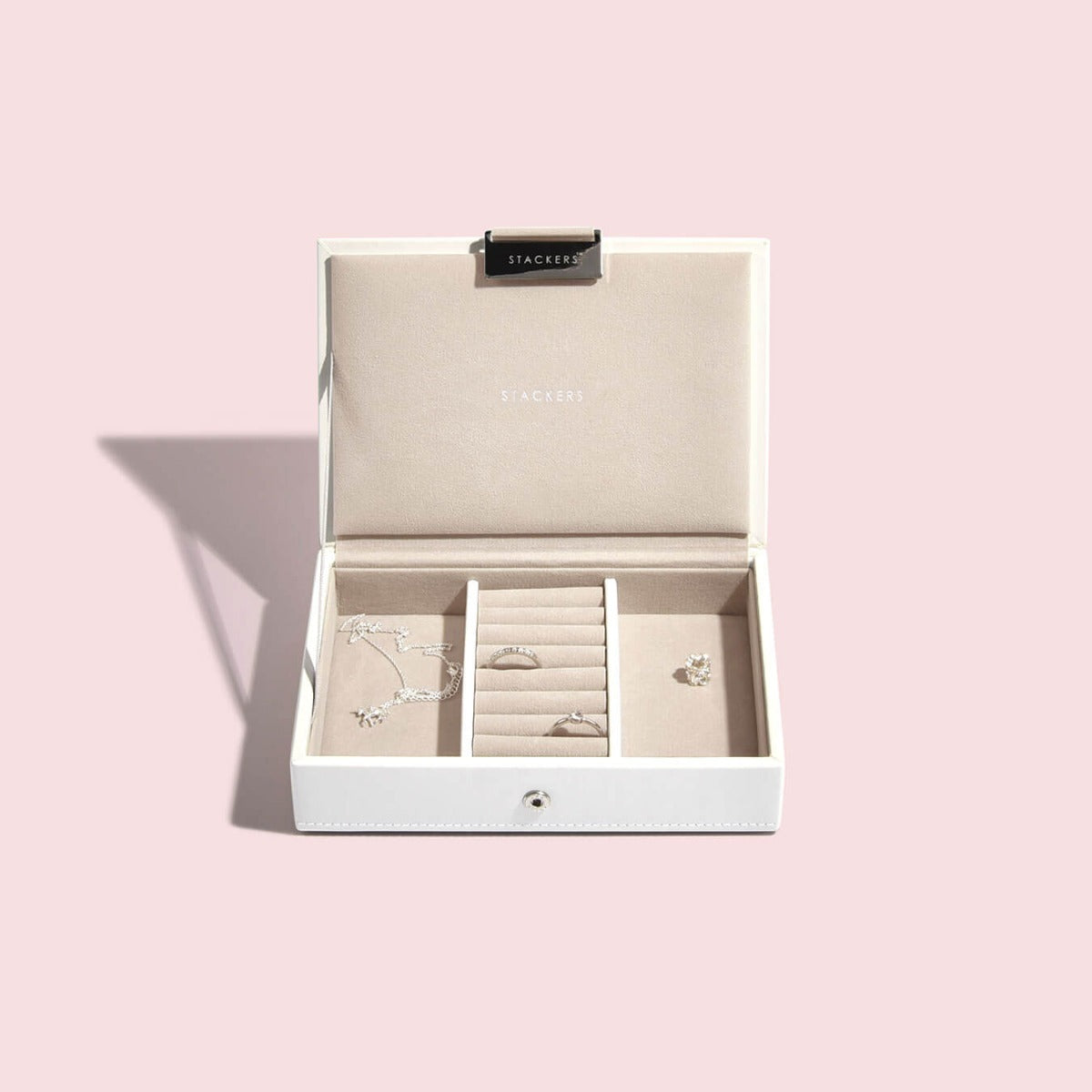 White Mini Jewellery Box Stackers
