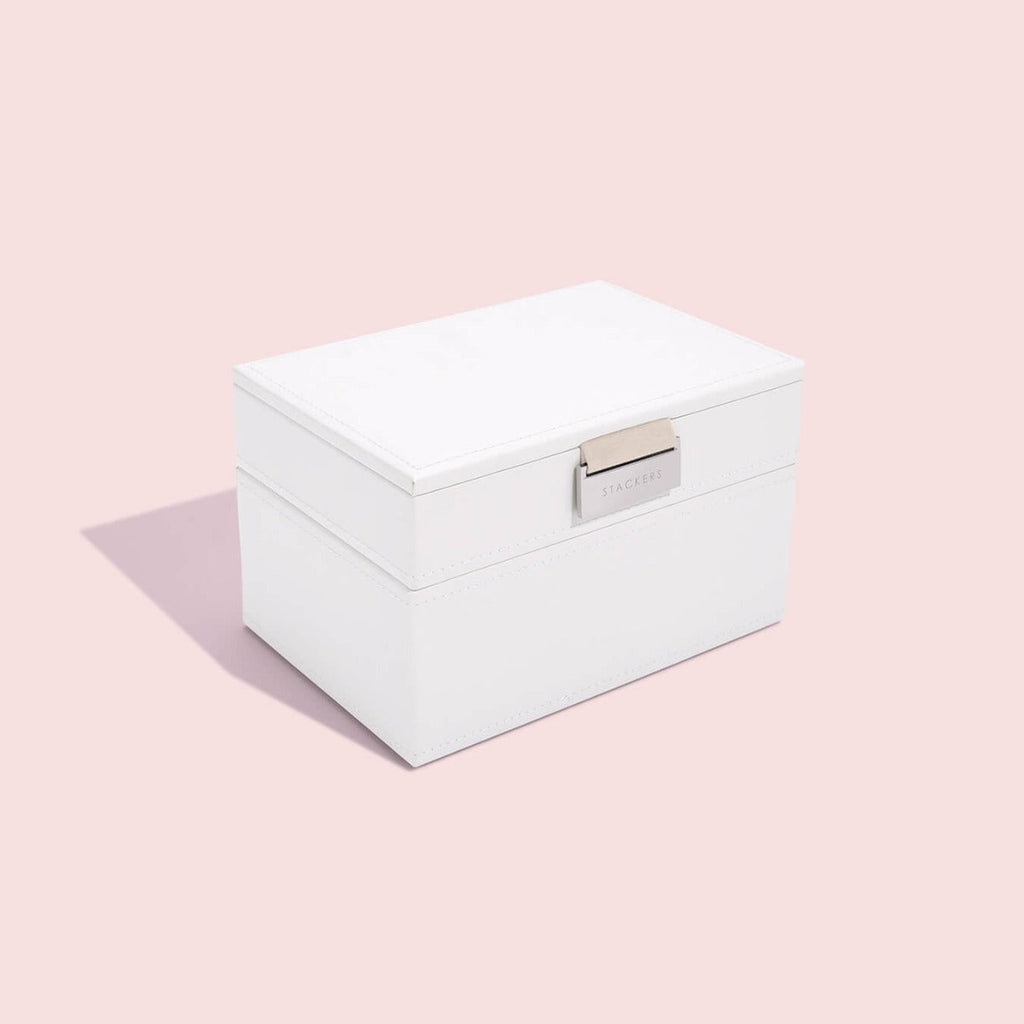 White Mini Jewellery Box Stackers