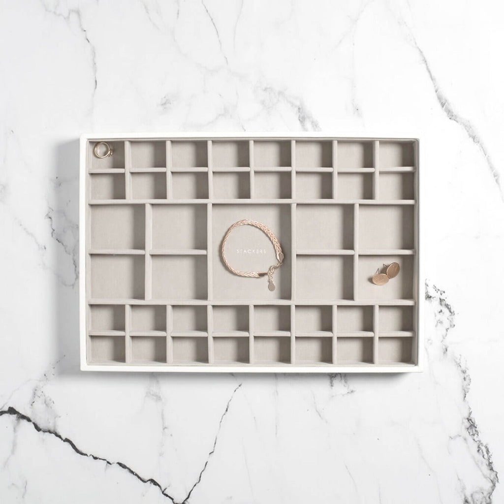 White Supersize Trinket Layer Stackers