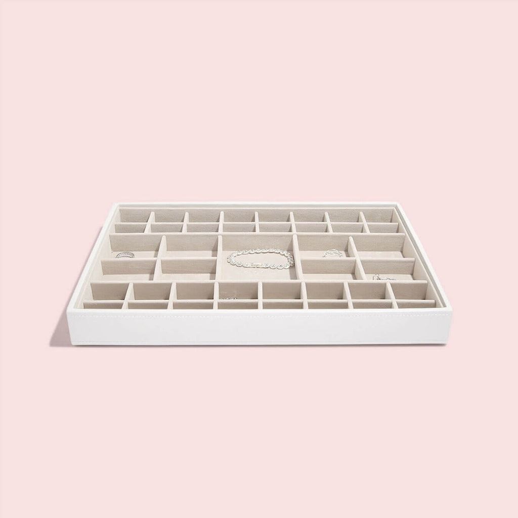 White Supersize Trinket Layer Stackers