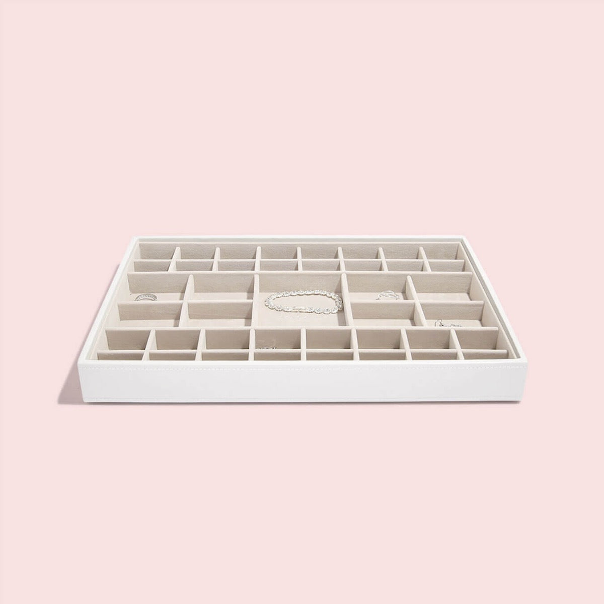 White Supersize Trinket Layer Stackers