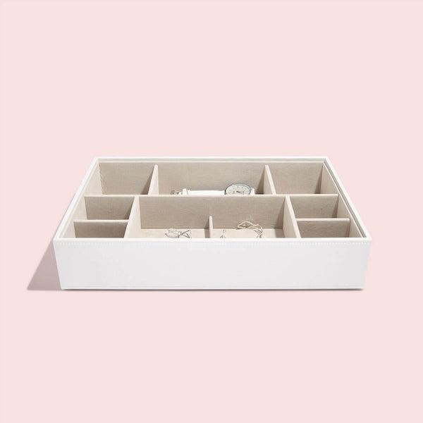 White Supersize Watch & Accessory Layer - Jewellery Box Layer - Stackers Australia