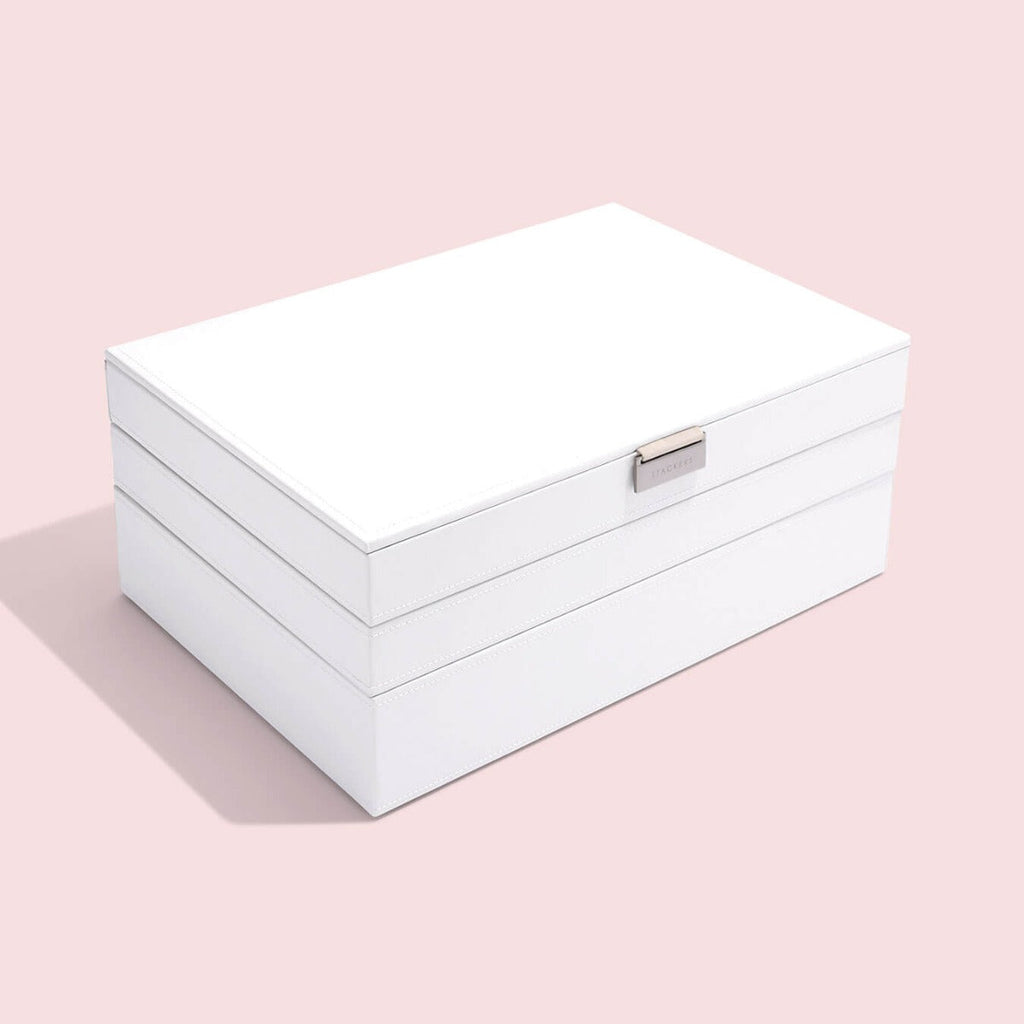 White Supersize Jewellery Box Stackers