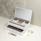 Medium White Boutique Jewellery Box Stackers